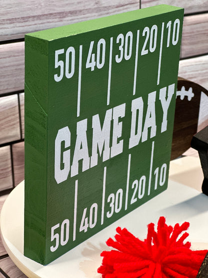 Game Day Wooden Sign