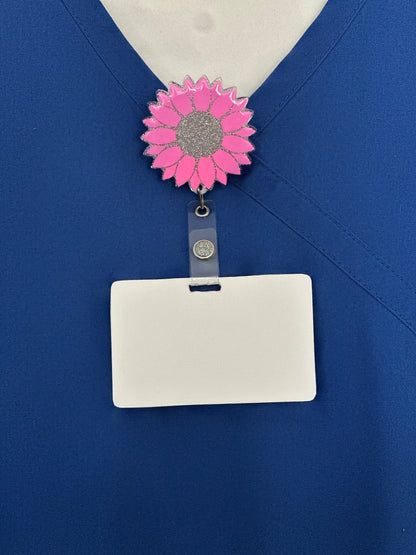 Sunflower Badge Reel