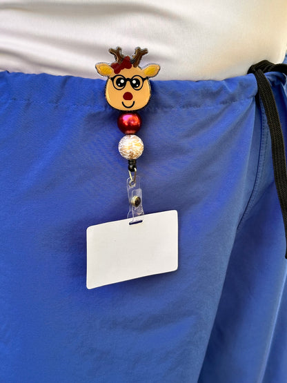 Reindeer Badge Reel