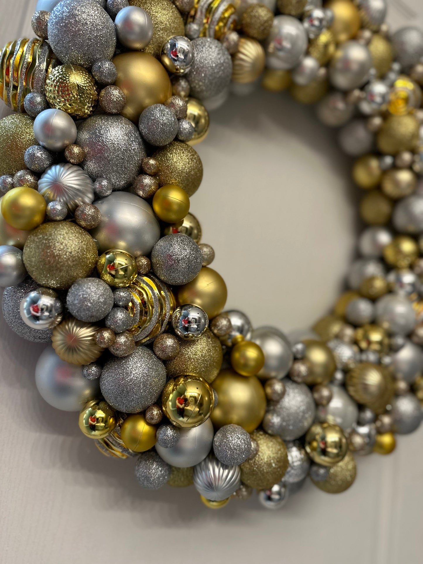 Gold/Silver Ornament Wreath