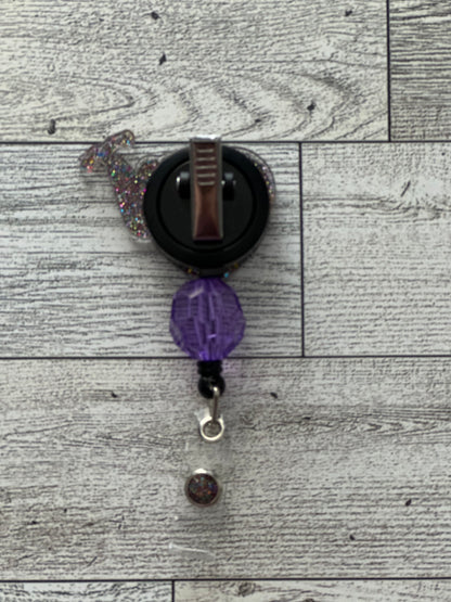 Stethoscope Heart Badge Reel