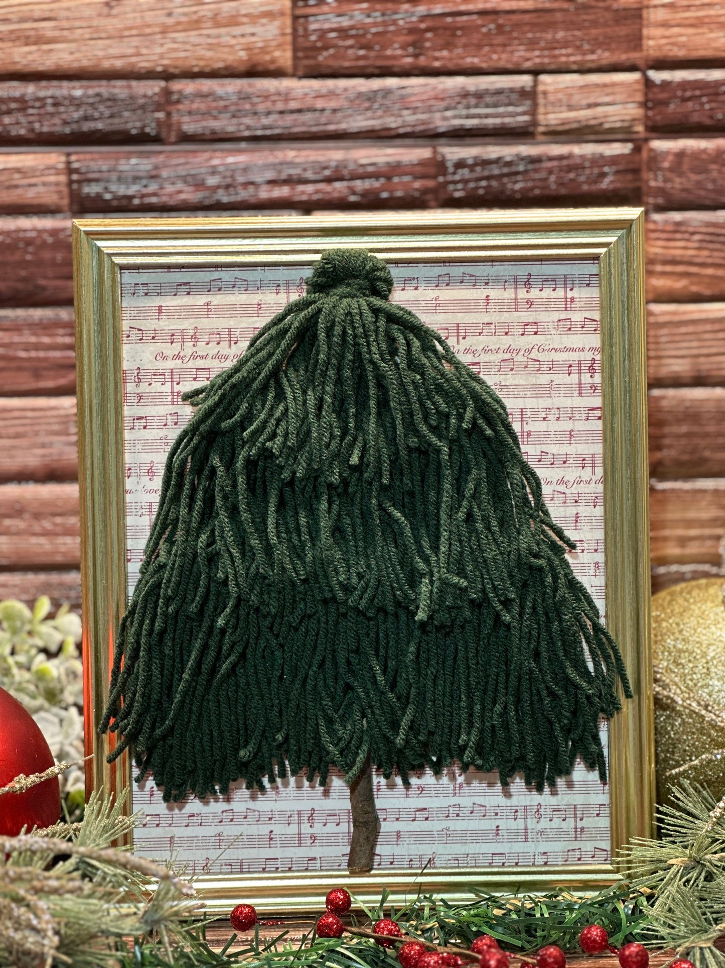 Tassel Christmas Tree Frame