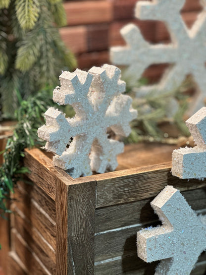 Wooden Snowflakes