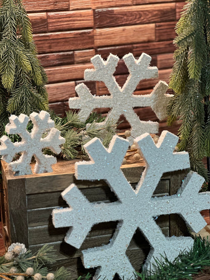 Wooden Snowflakes