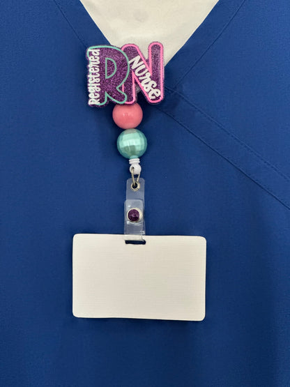 RN Nurse Badge Reel