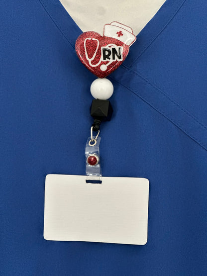 RN Heart Badge Reel