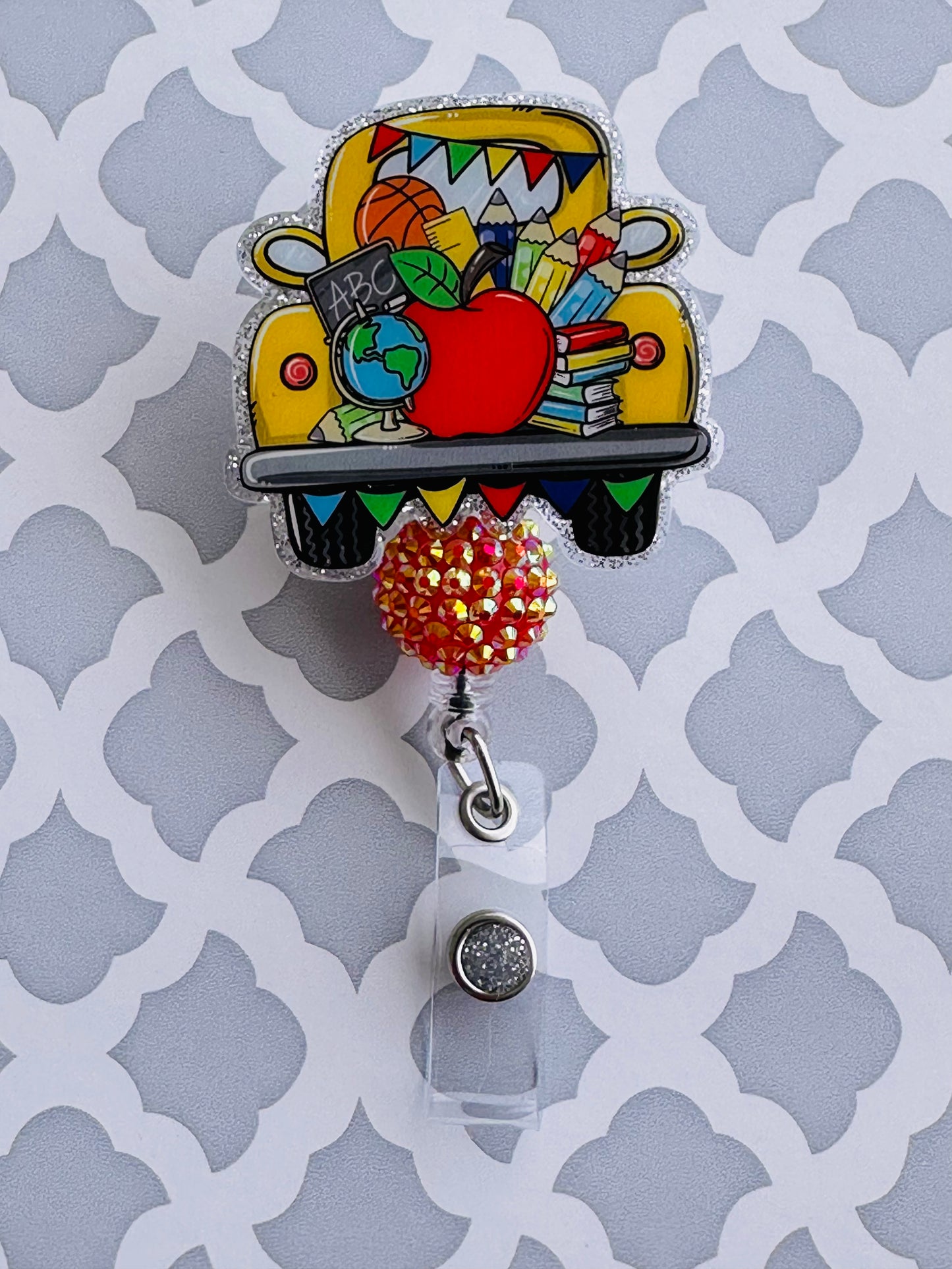 School Truck Badge Reel