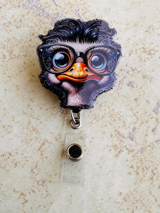 Ostrich Badge Reel