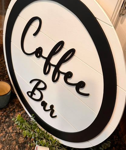 Coffee Bar Sign