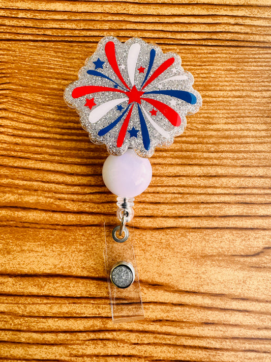 Firework Badge Reel