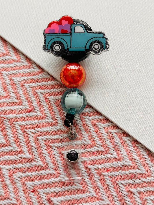 Valentine Truck Badge Reel