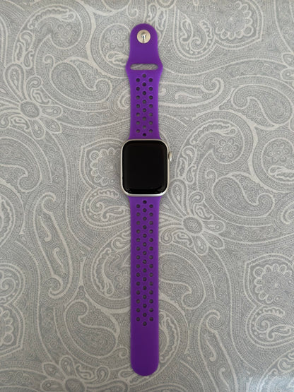 Purple Breathable Watch Band