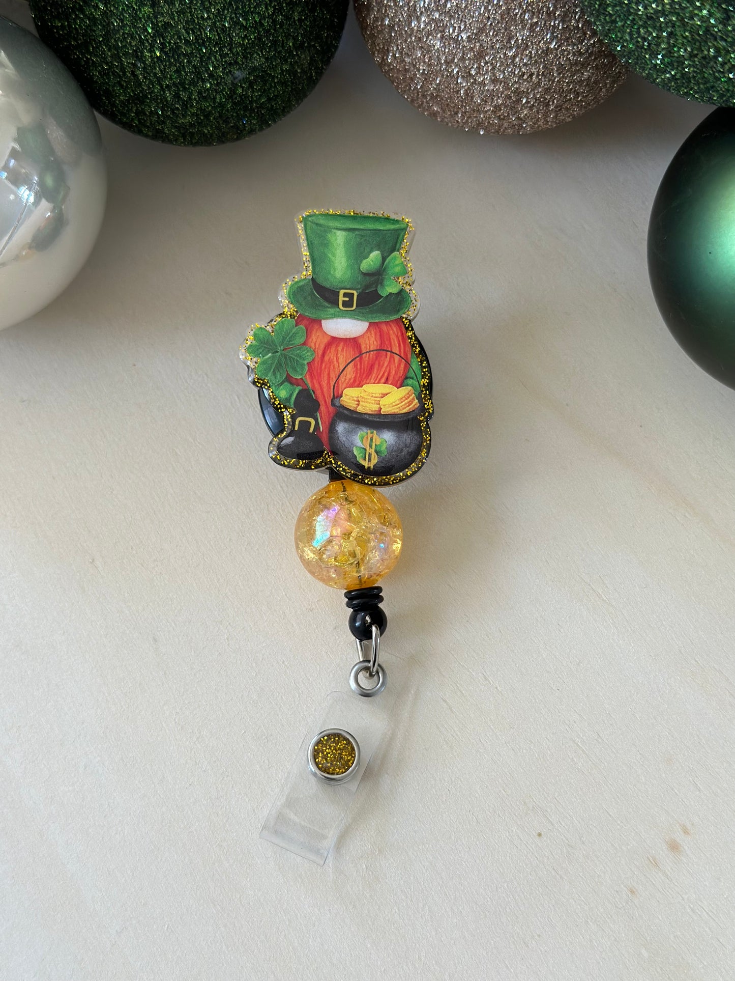 St. Patricks Gnome Badge Reel