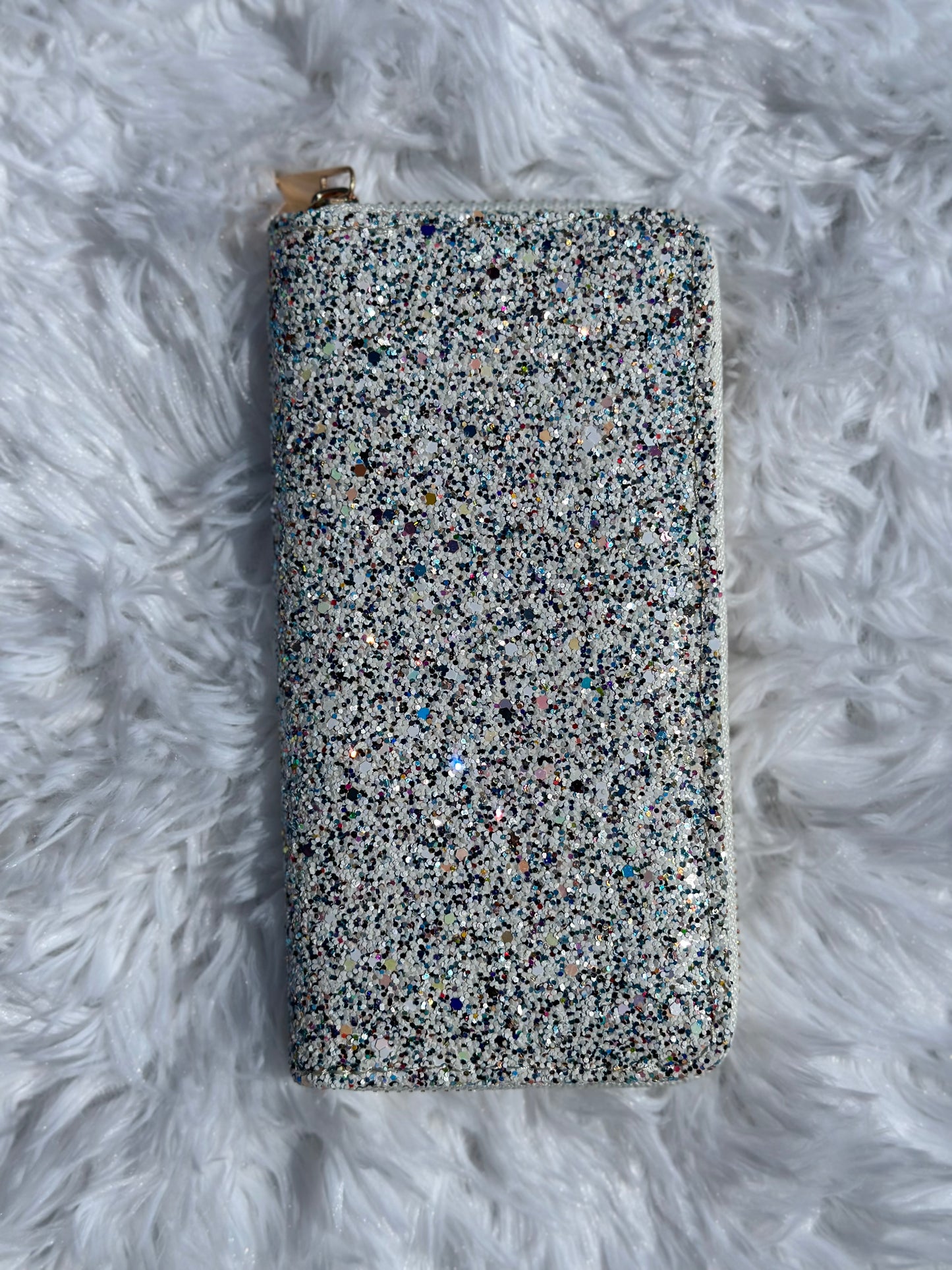 Glitter Zipper Wallet