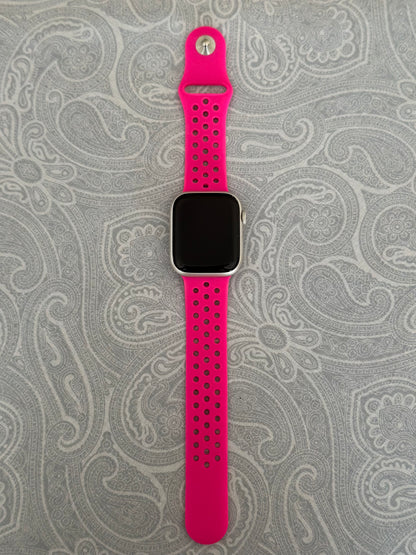 Hot Pink Breathable Watch Band