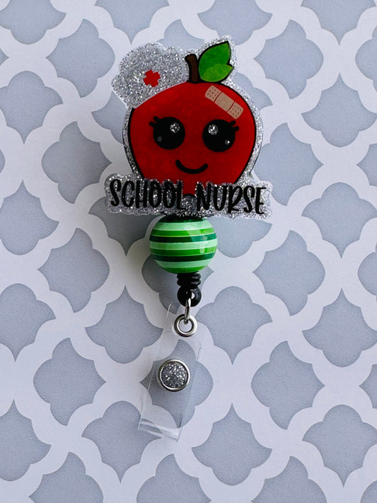 School Nurse Badge Reel