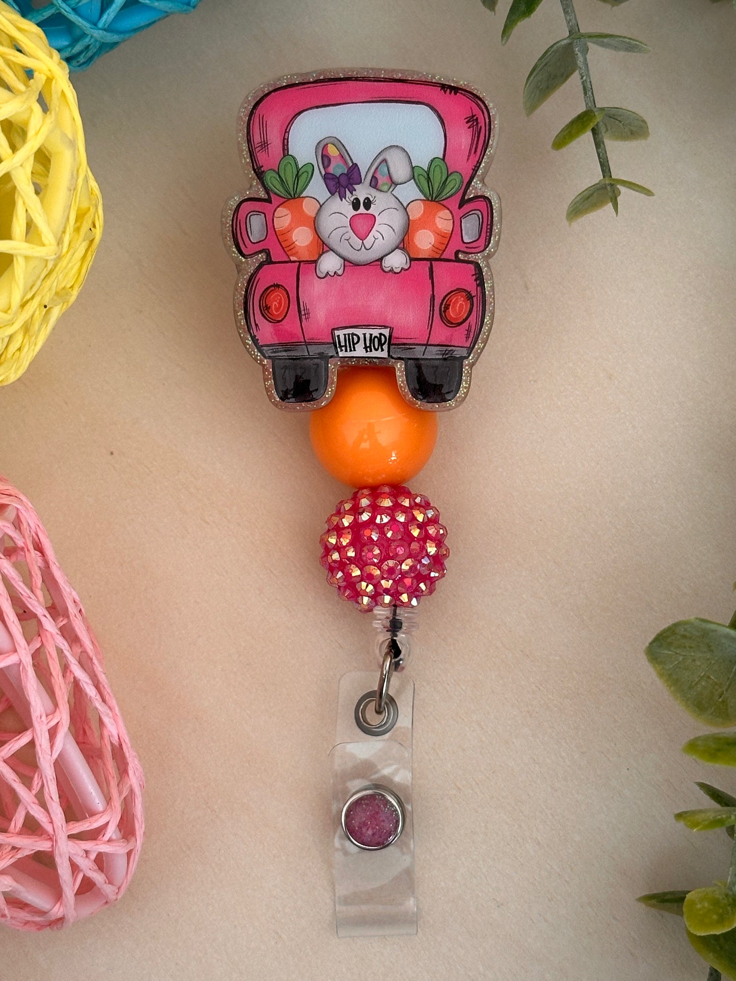 Easter Car Badge Reel