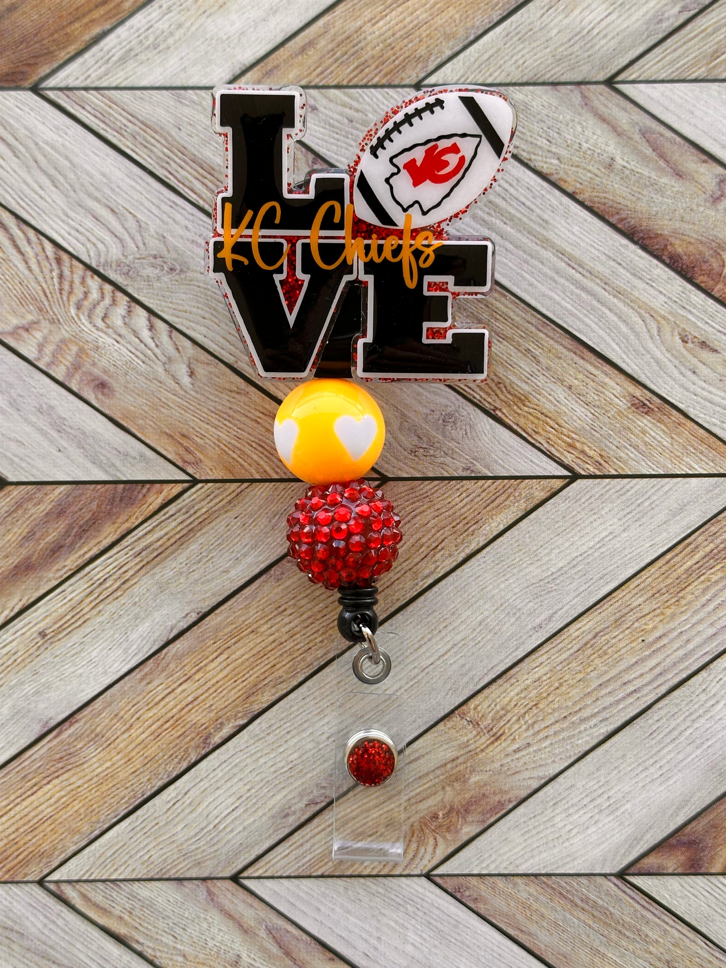 KC Chiefs LOVE Badge Reel