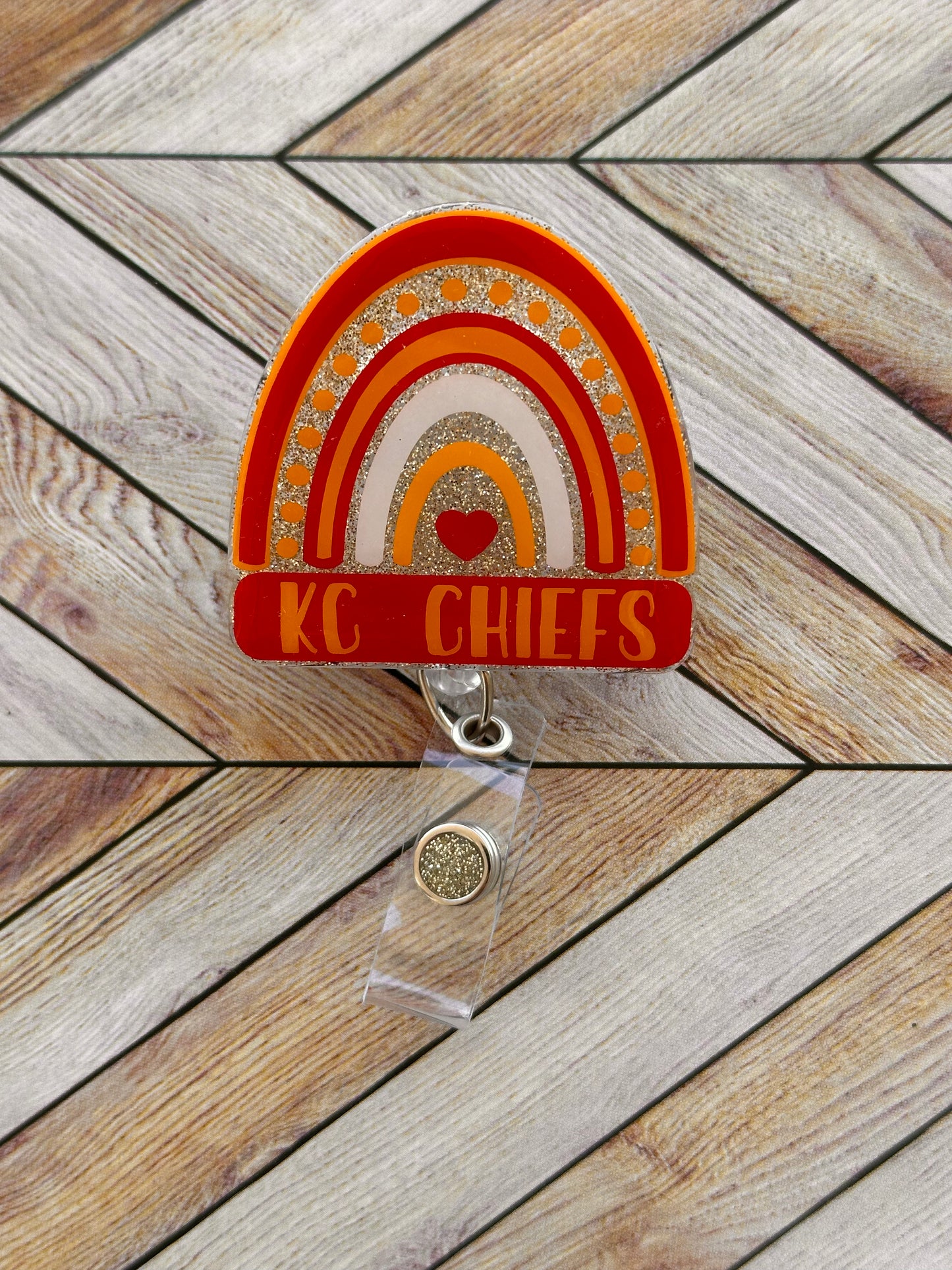 KC Chiefs Rainbow Badge Reel