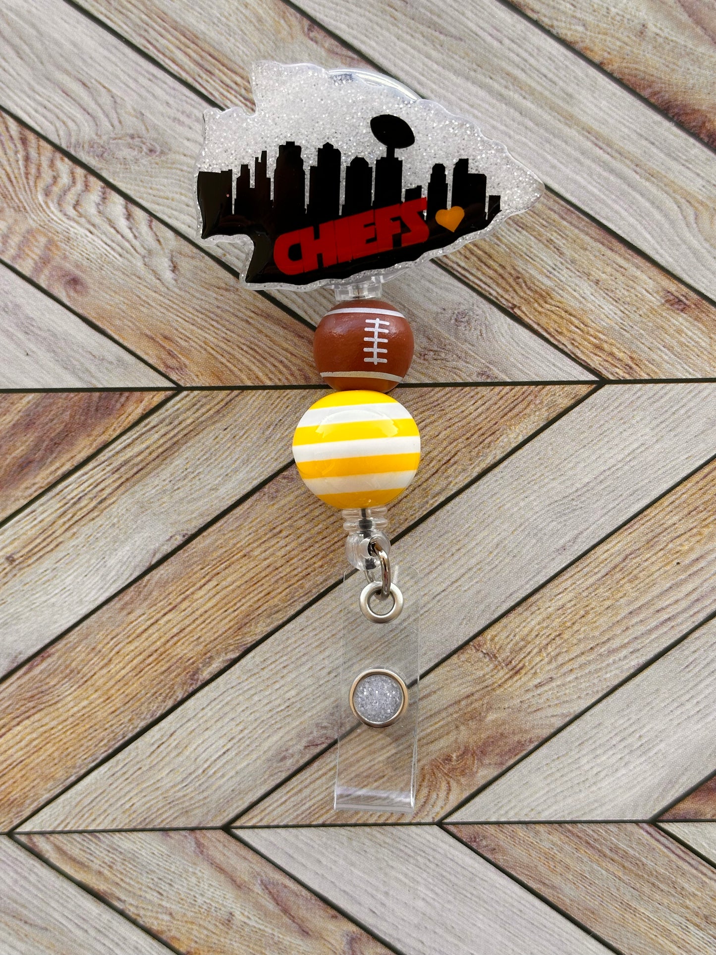 KC Chiefs City Arrowhead Badge Reel