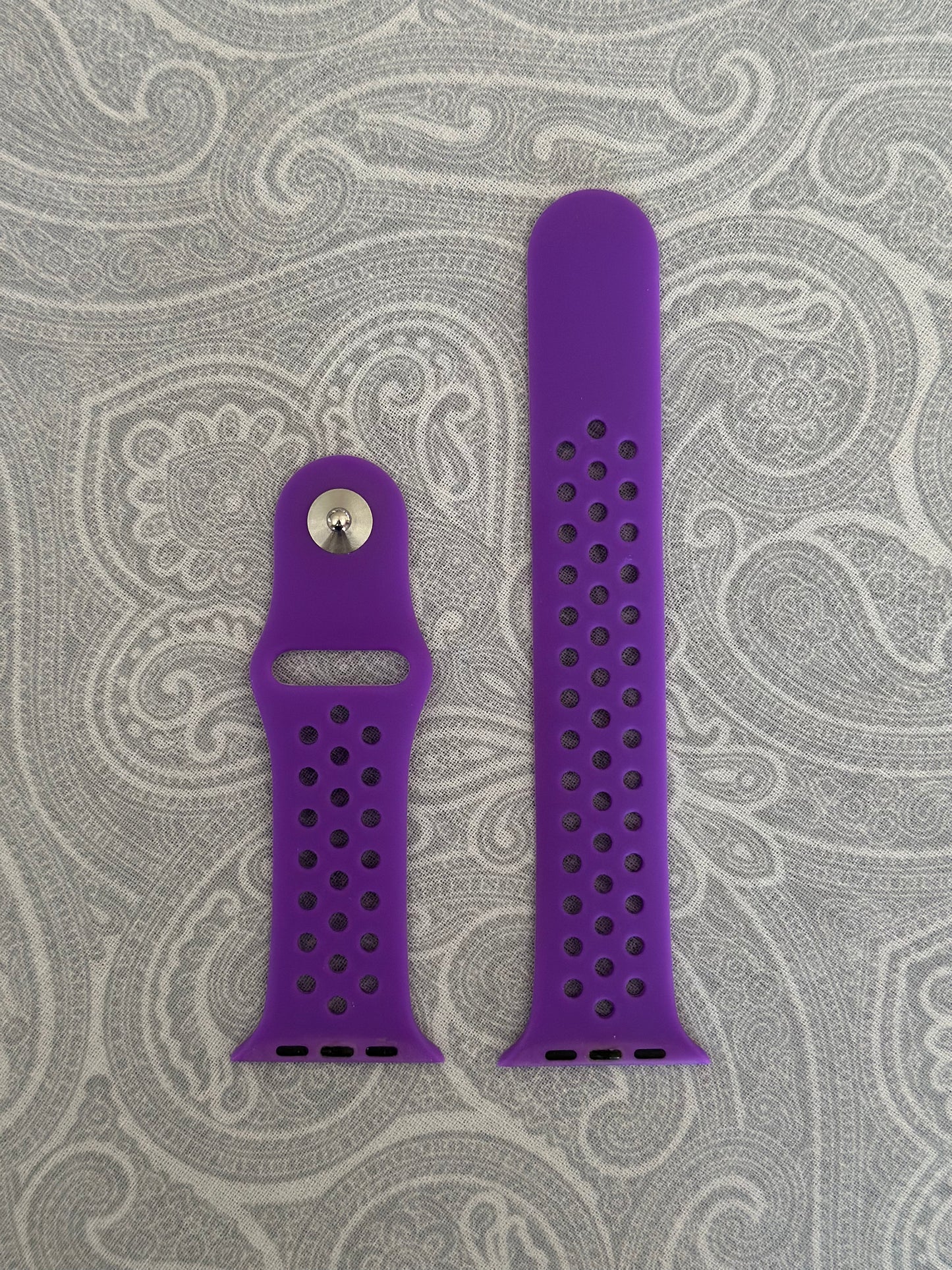 Purple Breathable Watch Band