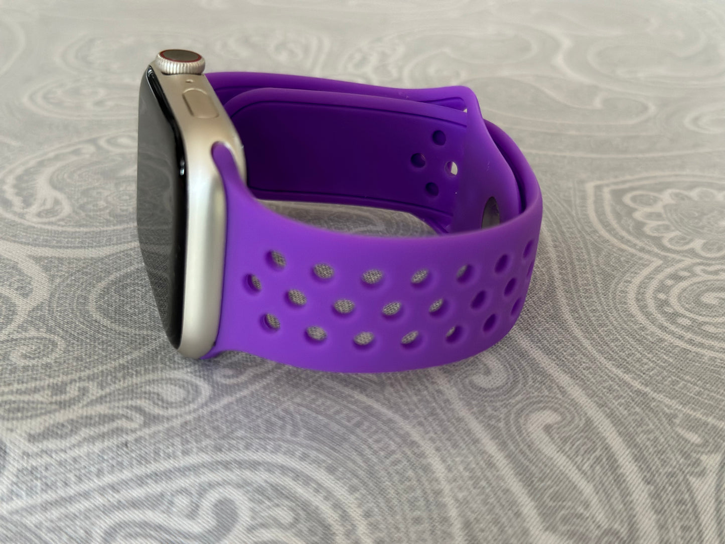 Purple Breathable Watch Band