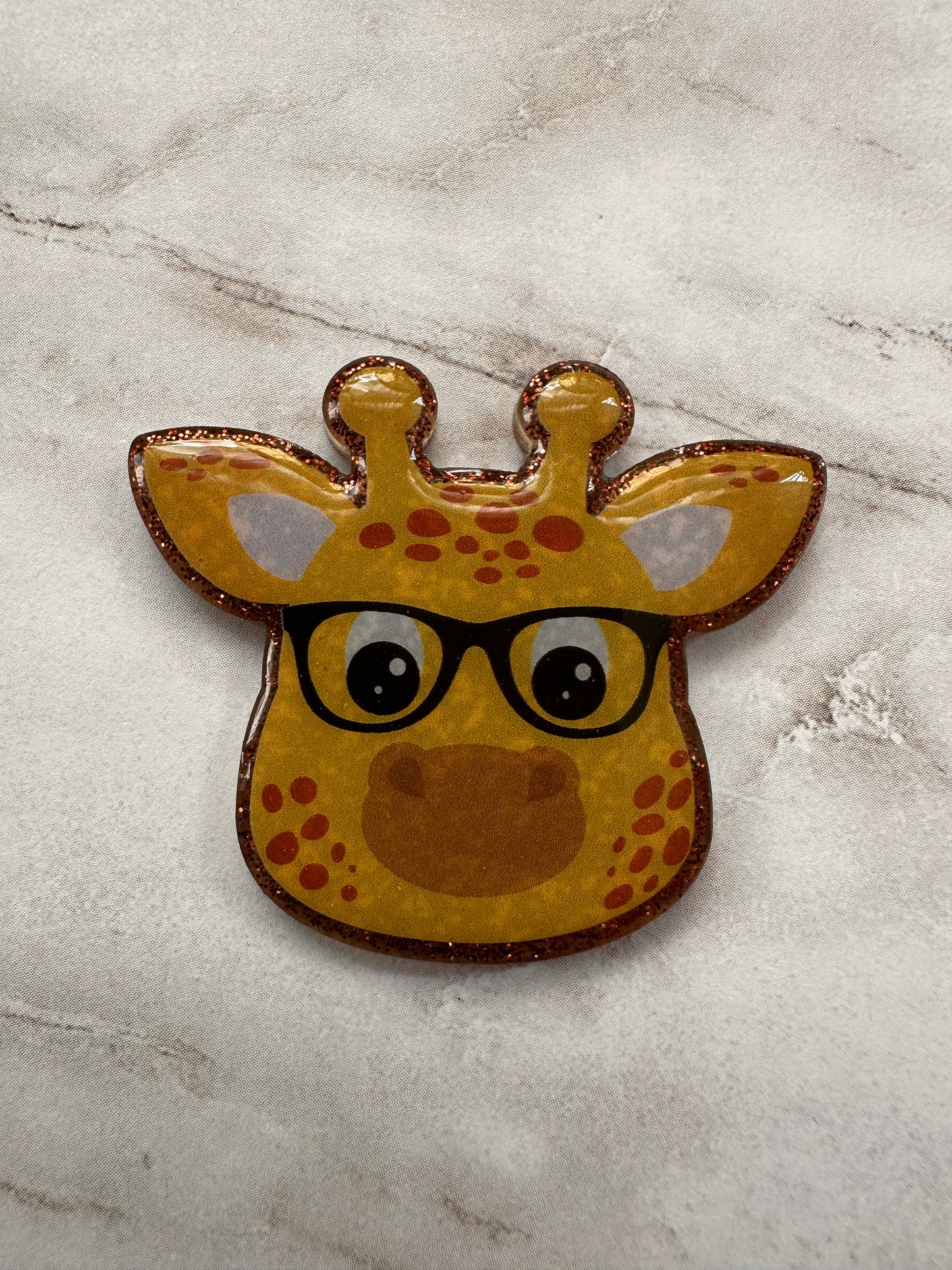 Giraffe with Glasses