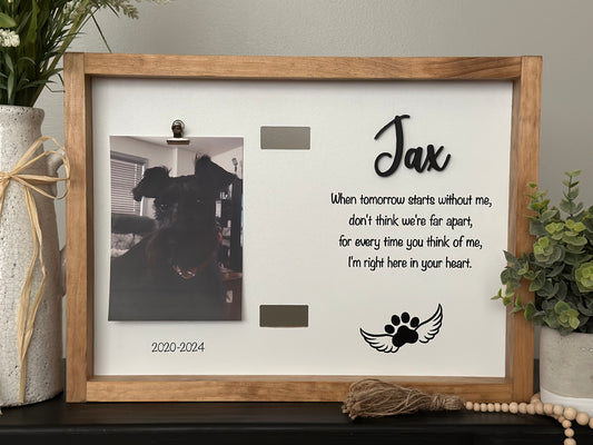 Memorial Pet Sign