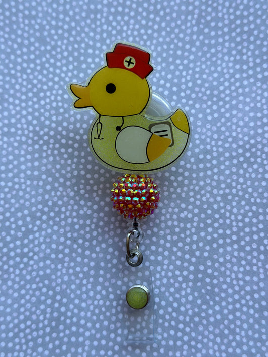 Nurse Duck Badge Reel