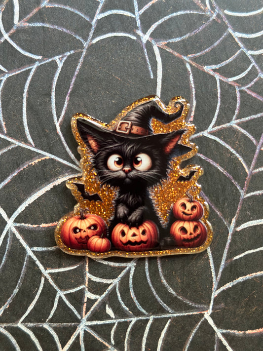 Black Halloween Cat