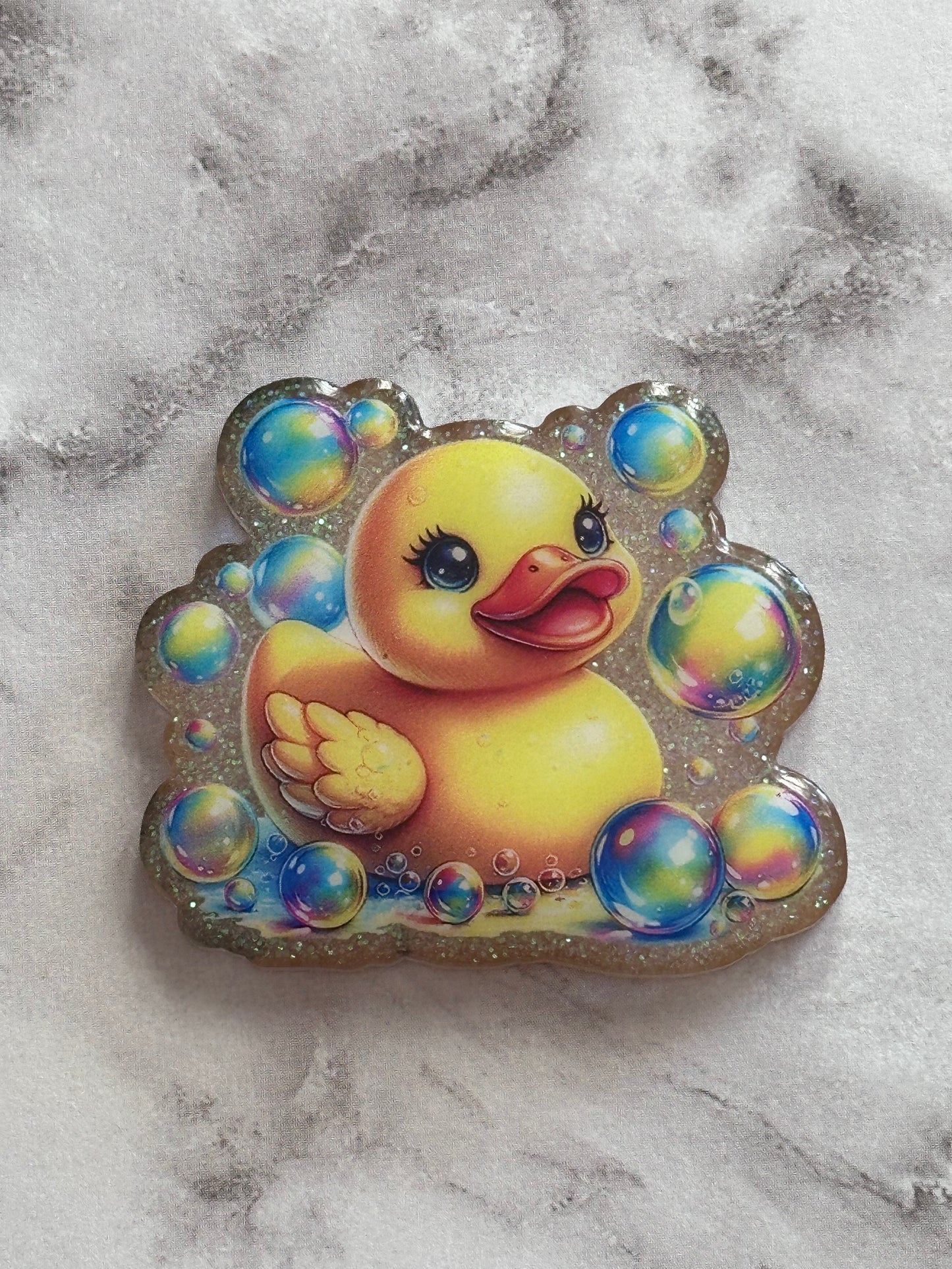 Duck with Bubbles