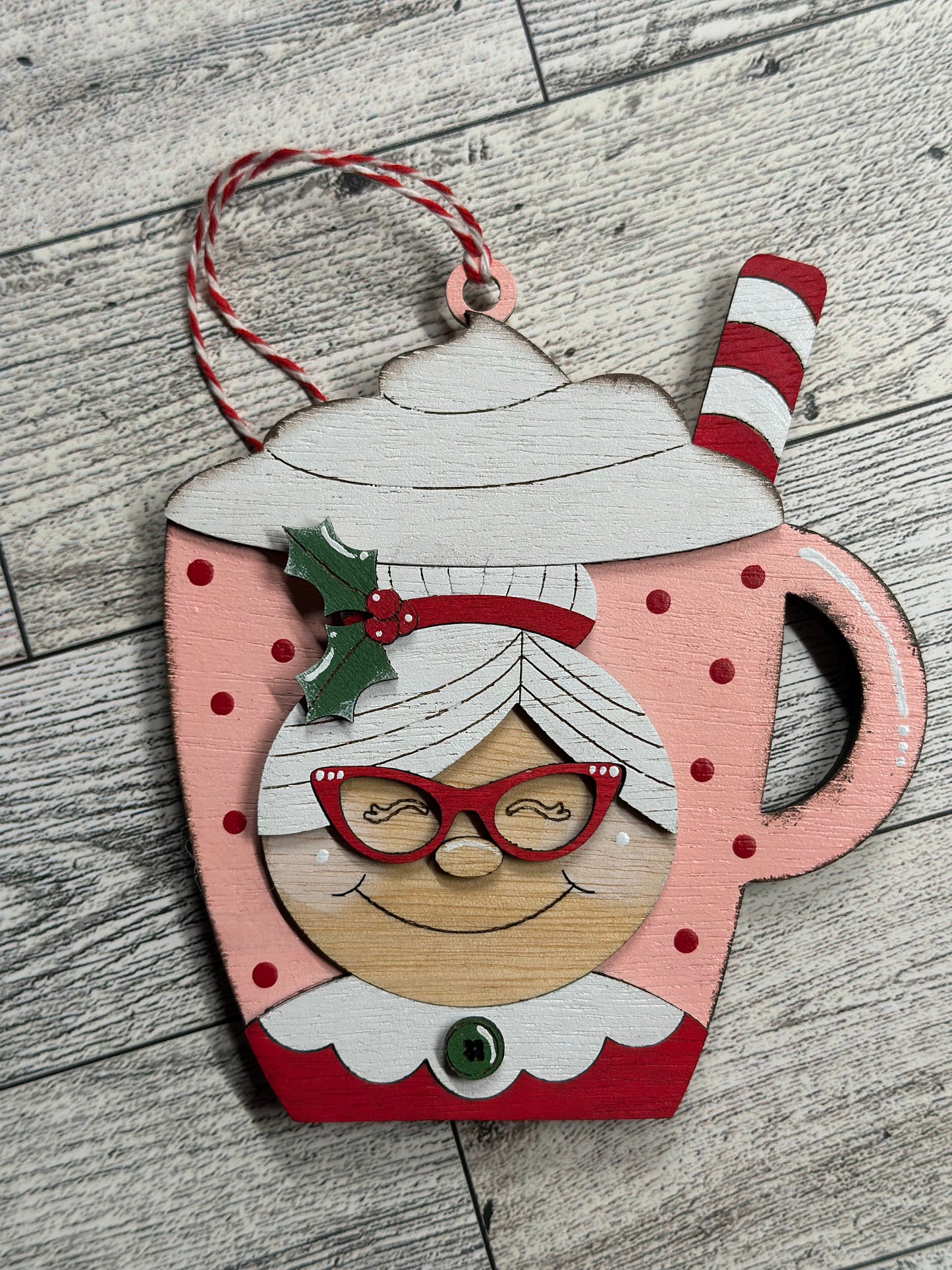 Cocoa Ornament/ Gift Card Holder