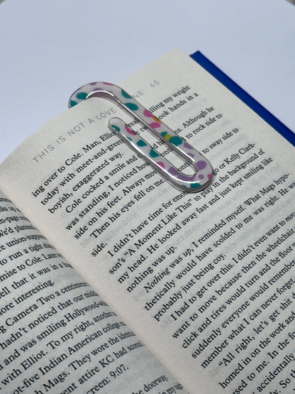 Acrylic Paper Clip/ Bookmark