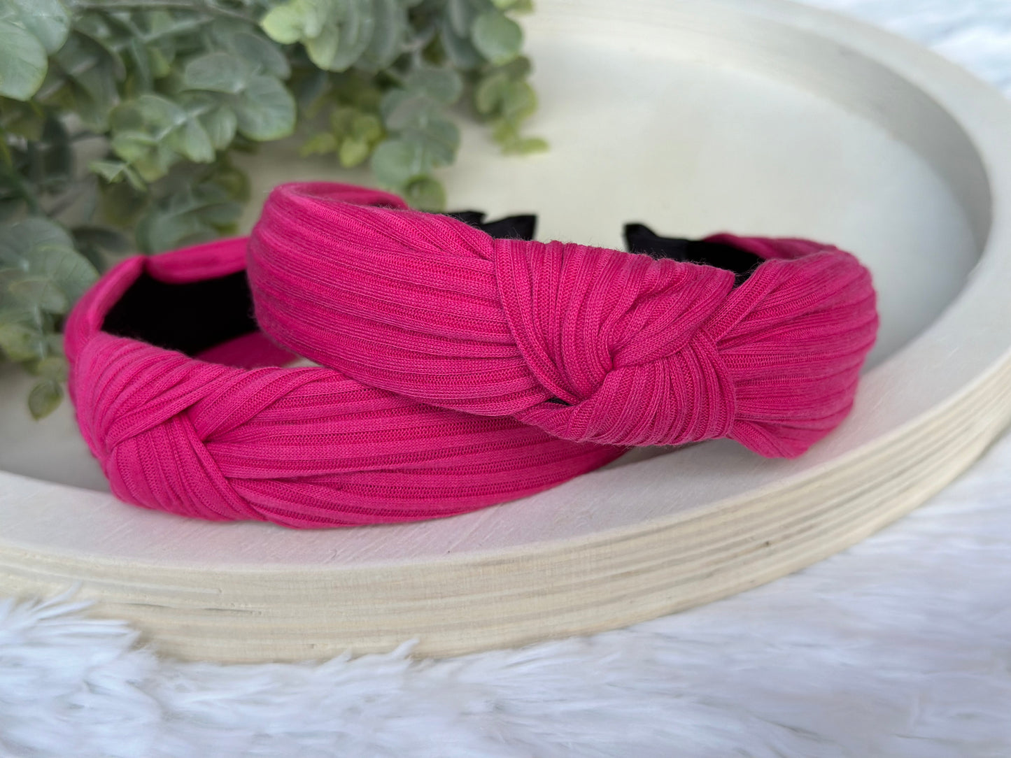 Solid Knit Knot Headbands