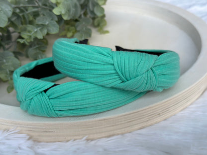 Solid Knit Knot Headbands