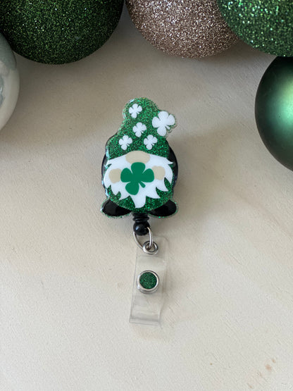 Shamrock Gnome Badge Reel