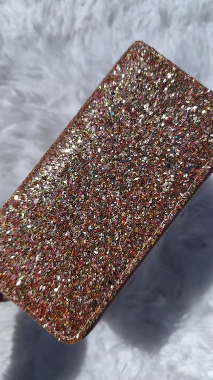 Glitter Zipper Wallet