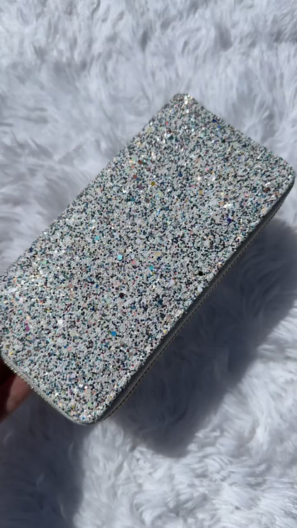 Glitter Zipper Wallet